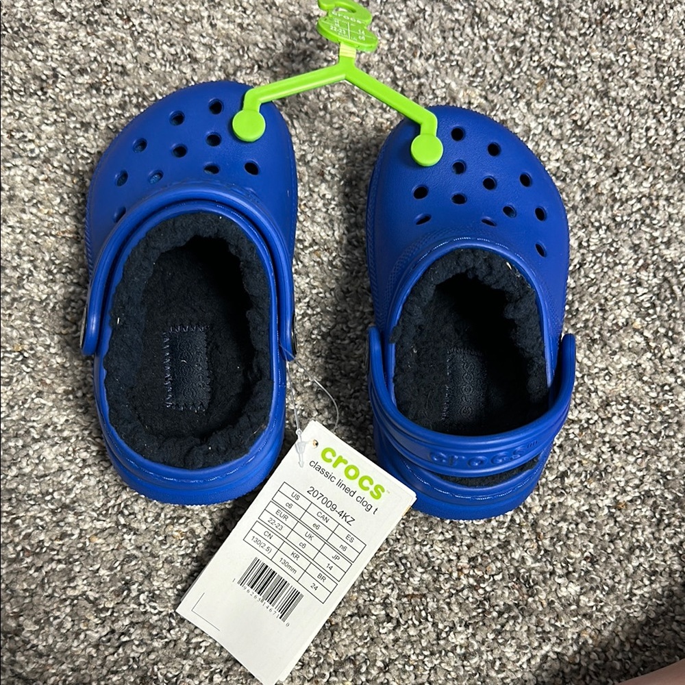 Crocs Kids Blue Clogs- NWT